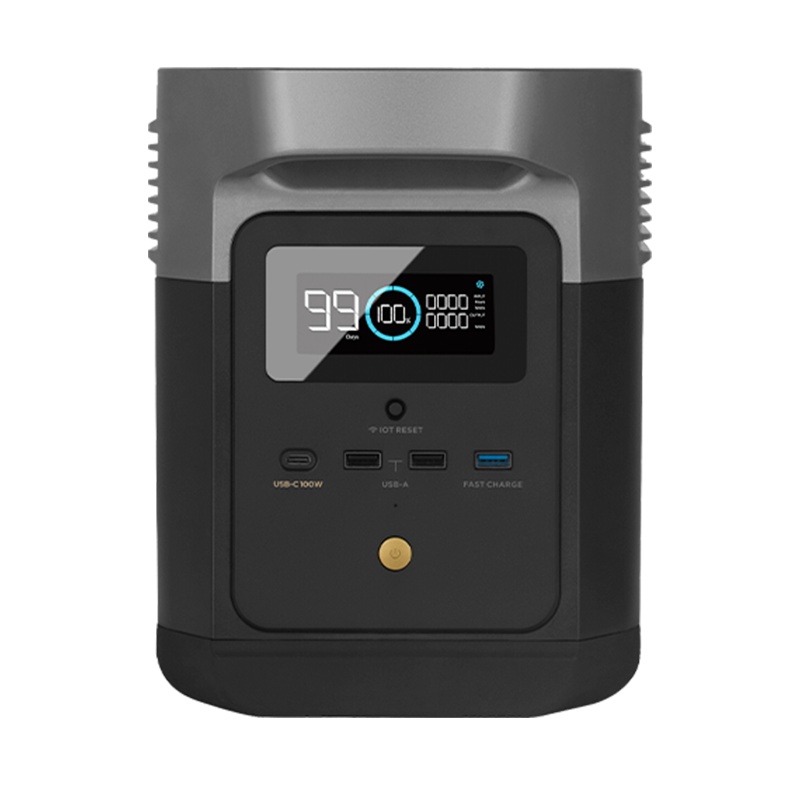 EcoFlow户外移动电源应急露营车载220v 1400w便携大功率DELTA mini+110W