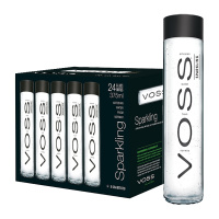 挪威原装进口 芙丝(VOSS)苏打水375ml*24瓶