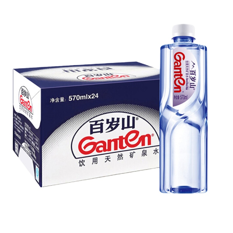 景田百岁山天然矿泉水570ml*24
