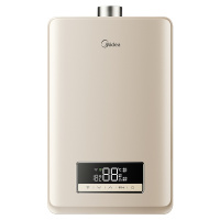 美的(Midea)16升家用燃气热水器JSQ30-16HTN 零冷水全屋巡航 精准恒温全面安防系统 健康洗净呵护