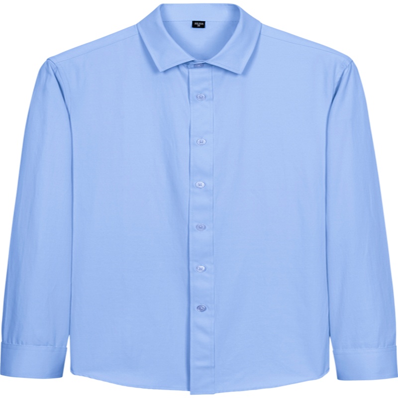 千纸鹤男装多色休闲衬衣2020春季新款舒适透气男士衬衫长袖10354