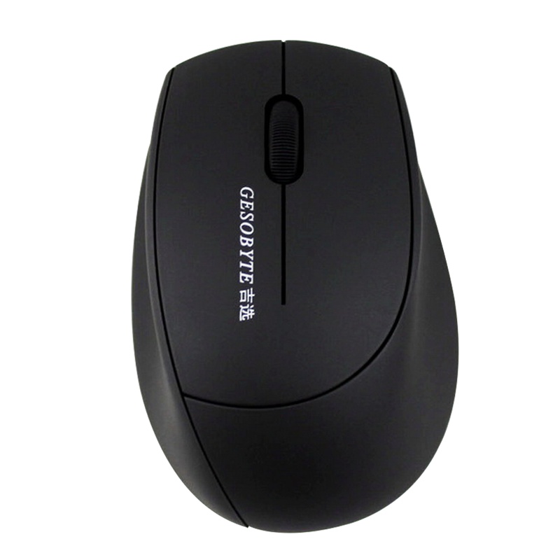 吉选(gesobyte)WM988 黑色 无线usb台式机笔记本电脑家用游戏商务办公鼠标