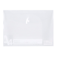 晨光文具ADM95074透明纽扣袋A4文件袋 资料袋 按扣收纳袋 10个装