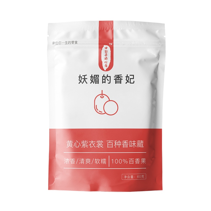 妖媚的香妃 四公子的心意 百香果干60g/60g*3袋装助农无添加休闲零食