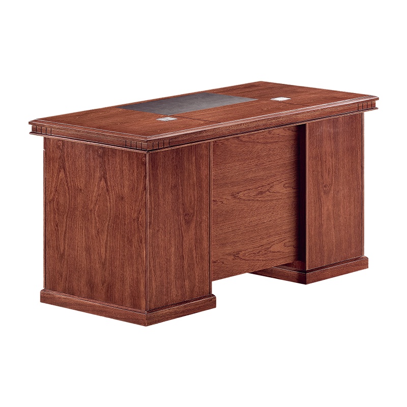 盛世之家 办公家具大班台老板桌椅组合 实木 总裁经理主管桌 老板桌办公桌 小班台P-N4V161