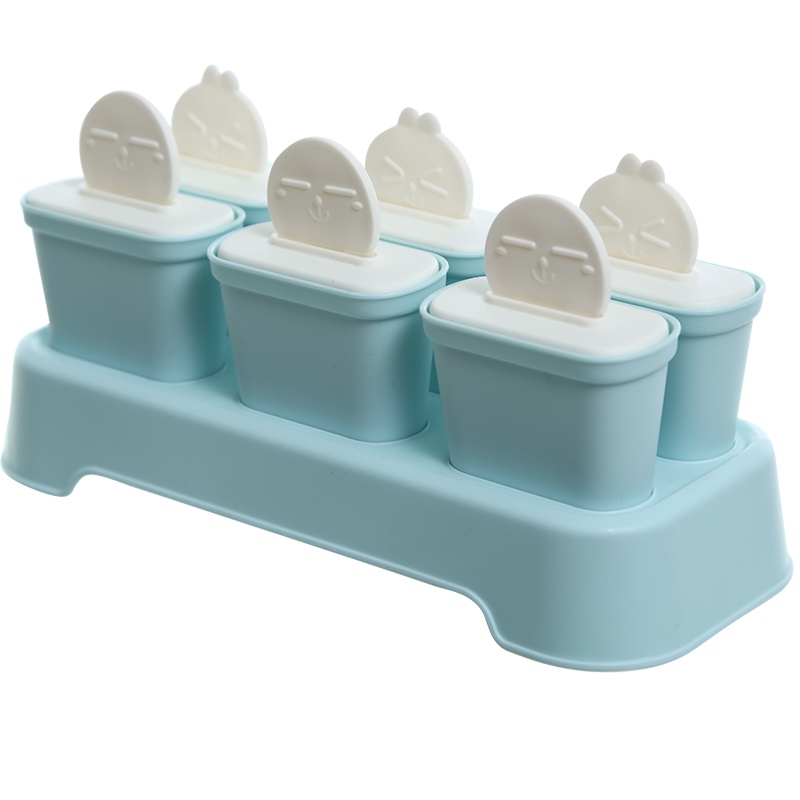 禧天龙硅胶冰格家用儿童食品级自制雪糕模具网红可爱制冰神器C-9169 蓝色飞碟