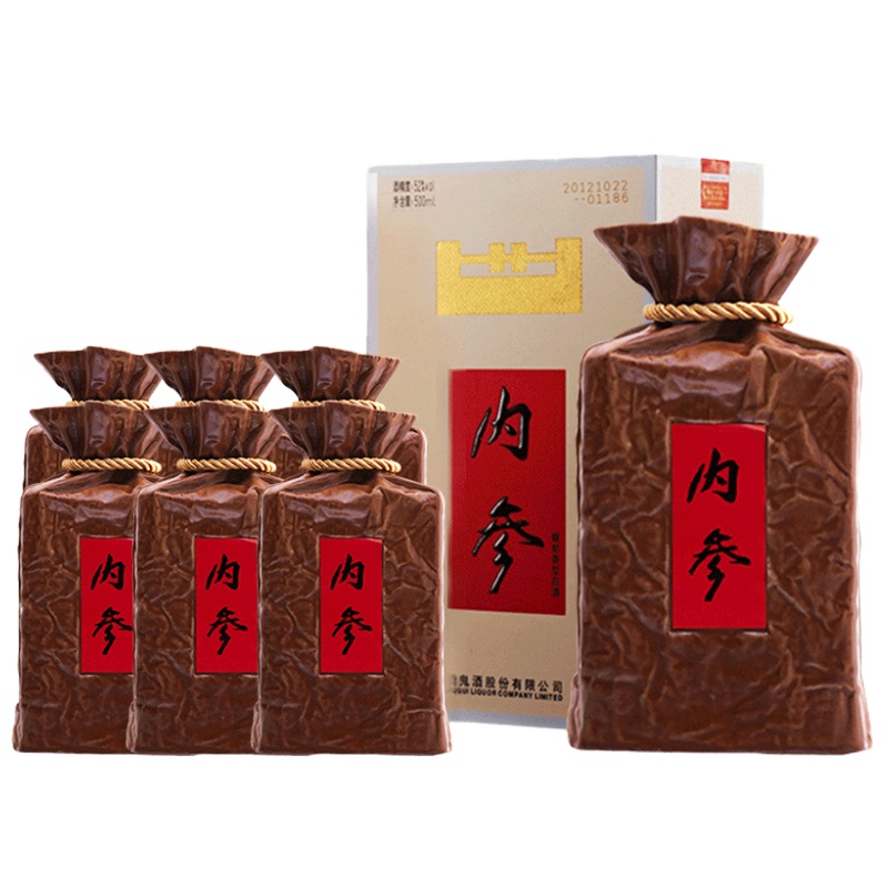 酒鬼酒 52度内参500ml*6瓶整箱 馥郁香国产白酒(新老包装随机发货)