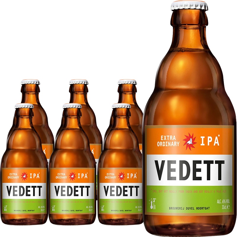 比利时原装进口啤酒手工精酿 海象啤330ml*6瓶装