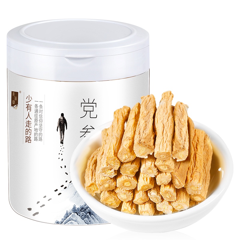 青源堂牌 党参节 甘肃无熏硫土党参片120克