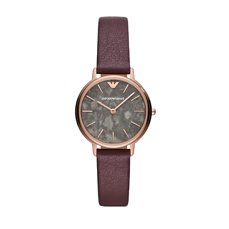 阿玛尼(ARMANI)欧美时尚个性大理石纹表盘女士腕表