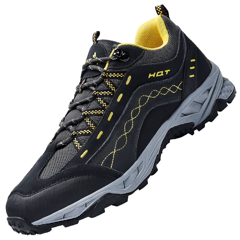 红蜻蜓秋冬男鞋户外鞋子中老年徒步运动旅游登山鞋男防滑耐磨男鞋