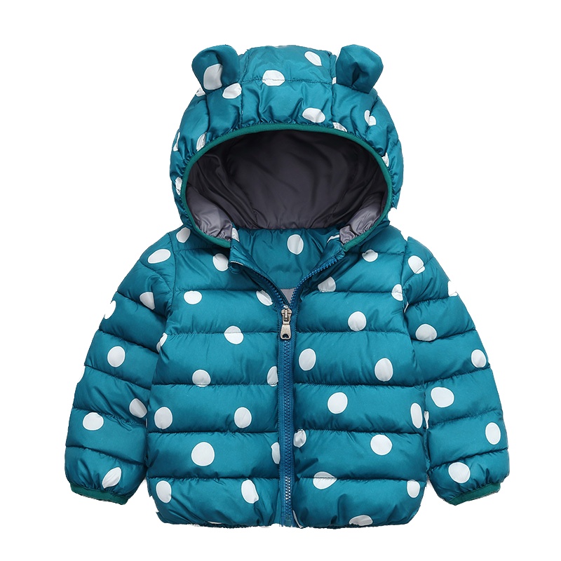 2019胖胖象冬季P48新款男女童装小孩小耳朵可爱保暖羽绒棉服棉衣