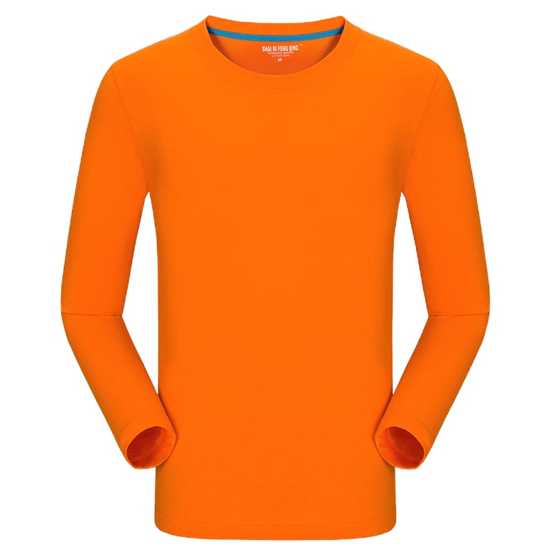 纯色圆领长袖T恤衫701