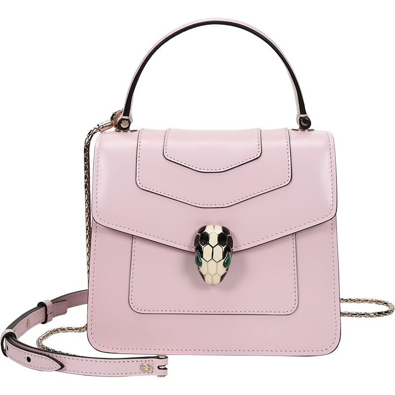 BVLGARI 宝格丽 女士SERPENTI FOREVER系列牛皮蛇头扣手提单肩斜挎包 288712