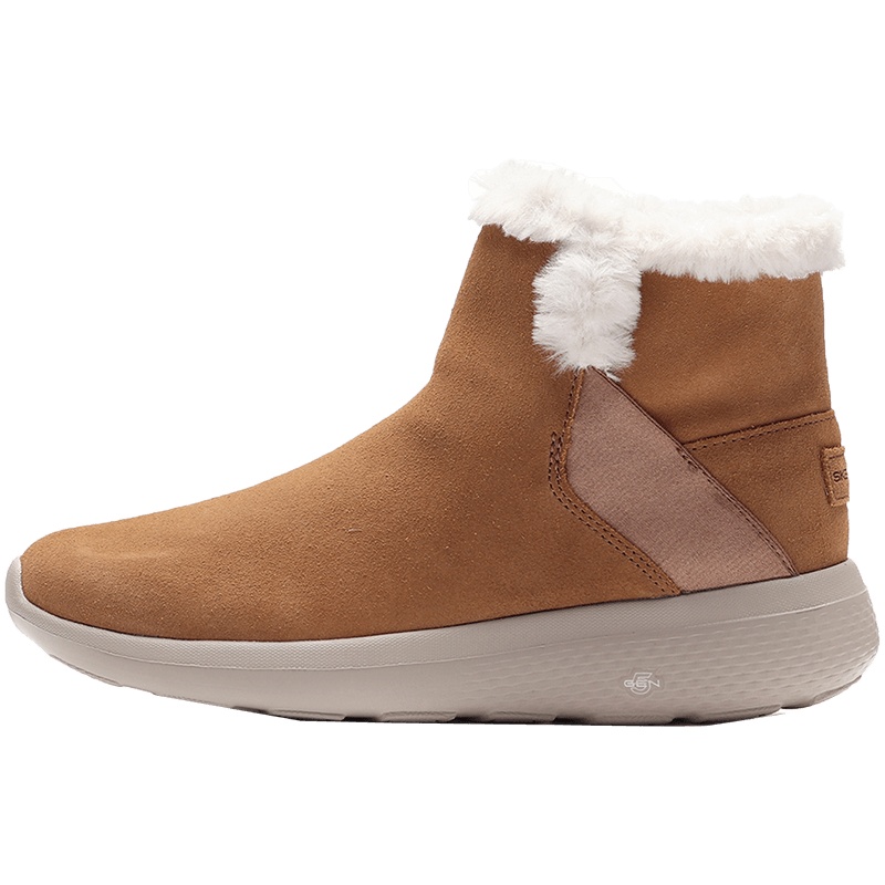 【自营】斯凯奇女鞋短靴秋冬新款轻质毛里保暖时尚雪地靴运动鞋14635