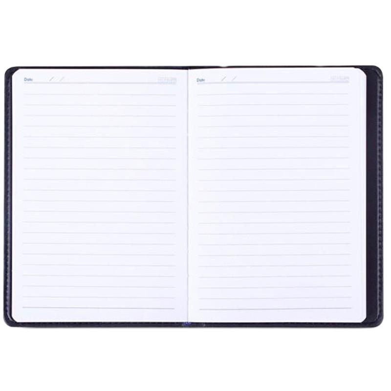 得力 Deli 7913 120页皮面记事本48K(颜色随机)   1本