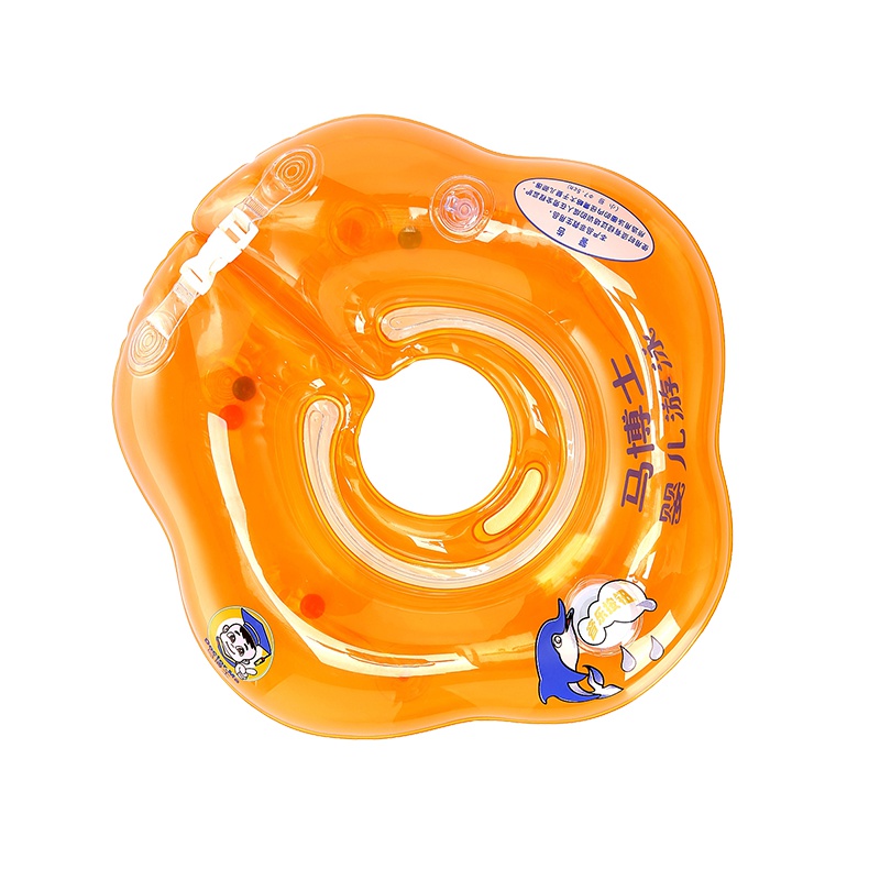 马博士婴儿游泳圈 脖圈 颈圈一体圈加厚材料 质量好舒适 L号 6-8月 颈围26-29cm