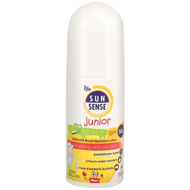 Ego QV Sunsense意高儿童户外防晒乳滚珠宝宝婴儿防晒霜游泳防水防晒霜SPF50儿童遮阳防晒滚珠50ml