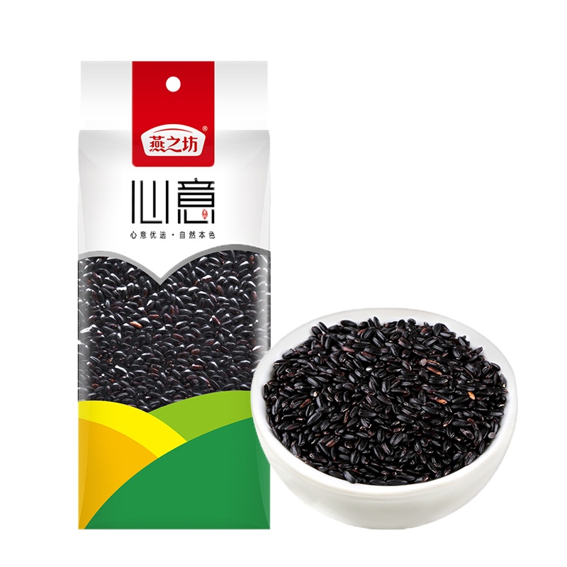 燕之坊黑米470g黑珍珠五谷杂粮黑香米黑米粥原料农家营养杂粮粗粮