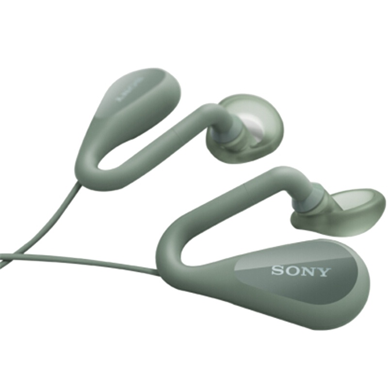 索尼(SONY)STH40D 开放式立体声耳机 入耳式耳机 线控通话 绿色