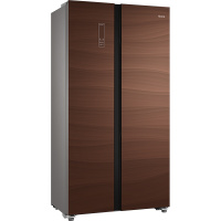 奥马（Homa）455升对开门冰箱 BCD-455WKJH/B新摩卡棕 变频风冷无霜 一级能效