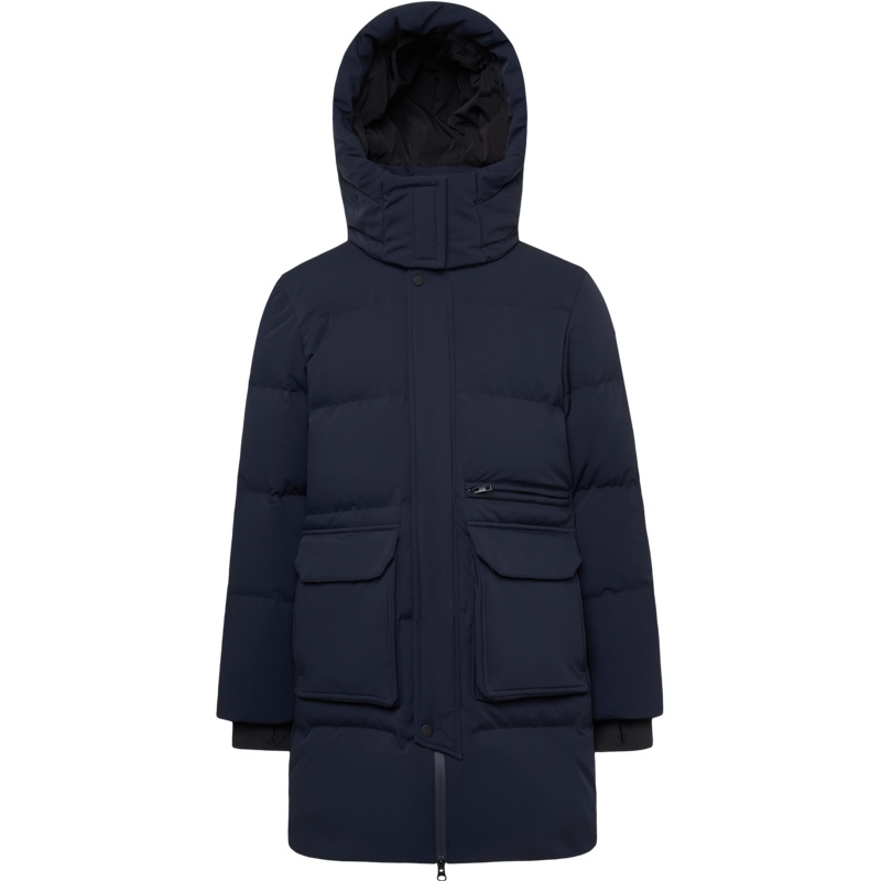 波司登男士羽绒服可脱卸帽中长款极寒加厚保暖外套