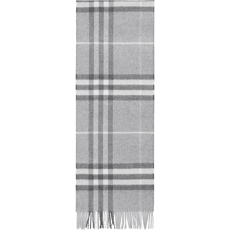 BURBERRY 博柏利 男女通用款经典格纹山羊绒围巾