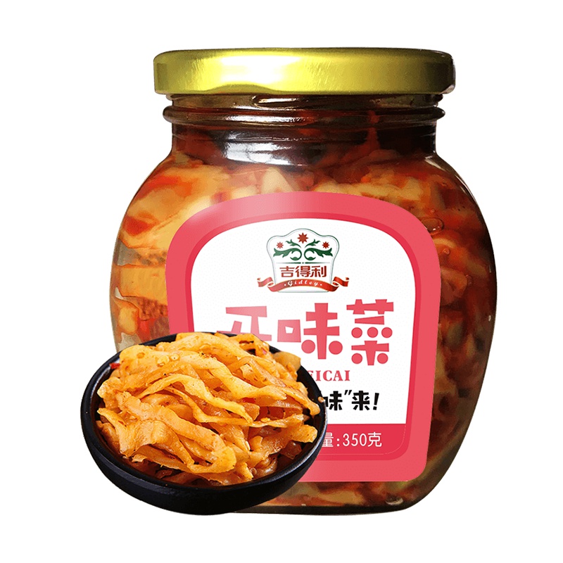 吉得利四川特产350g开味菜零食小吃美味可口下饭菜