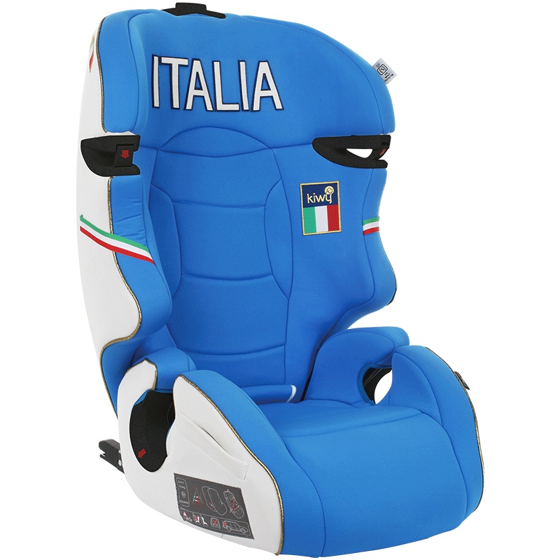 Kiwy原装进口车载宝宝汽车儿童安全座椅3岁-12周岁isofix硬接口 西西里