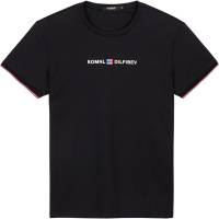 千纸鹤男装上衣2020夏季新款圆领印花休闲潮流舒适短袖T恤男20531