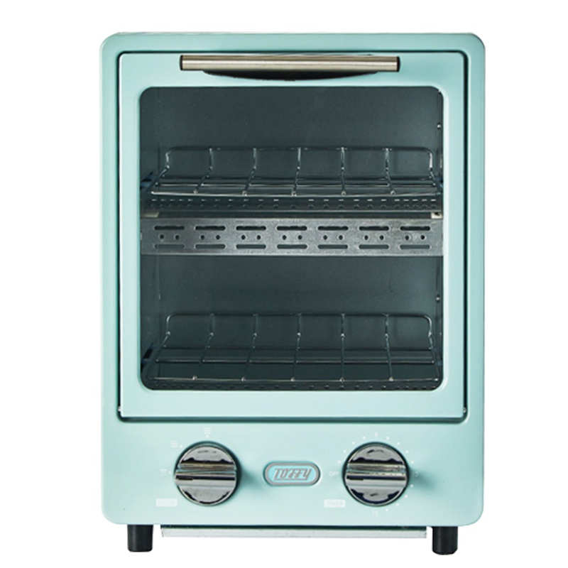 Toffy 电烤箱 日本网红复古双层烤箱家用多功能烘焙小型9L迷你全自动蒸箱 小烤箱一体机蒸汽小家电一体控温K-TS1