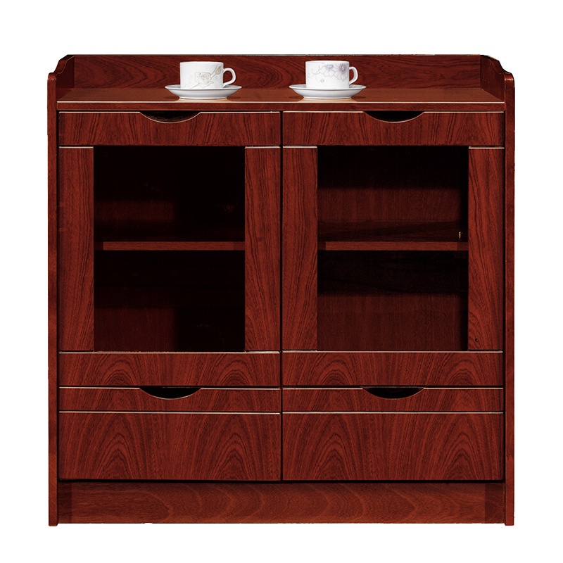 尚艺 茶水柜 浅黑胡桃色1200*400*800
