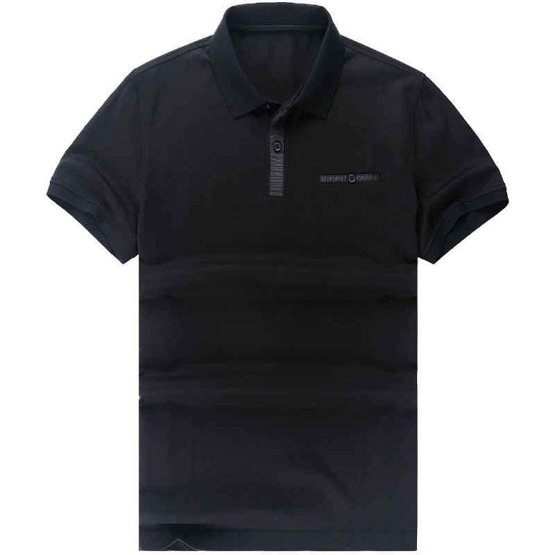 布先生短袖T恤 全棉翻领纯色polo衫体恤 简约商务男装 AT10137