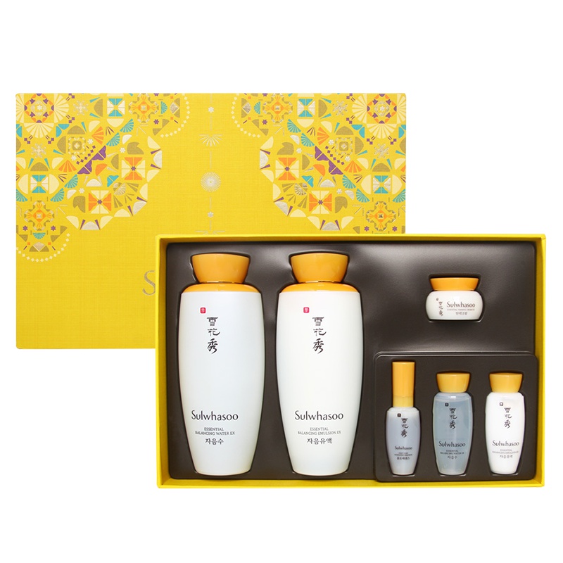 韩国SULWHASOO雪花秀滋水乳两2件套装 去黄提亮肤色