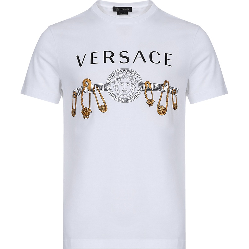 Versace 范思哲 男士棉质圆领短袖T恤衫 A85159 A228806