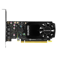 丽台(LEADTEK)NVIDIA Quadro P1000 4GB GDDR5/128bit/82GBps CUDA核心640 建模渲染绘图专业显卡