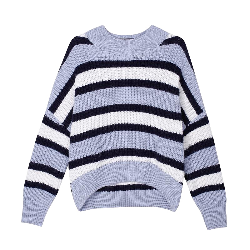 短款毛衣针织衫女士2019冬季新款韩版宽松套头圆领内搭长袖落肩袖