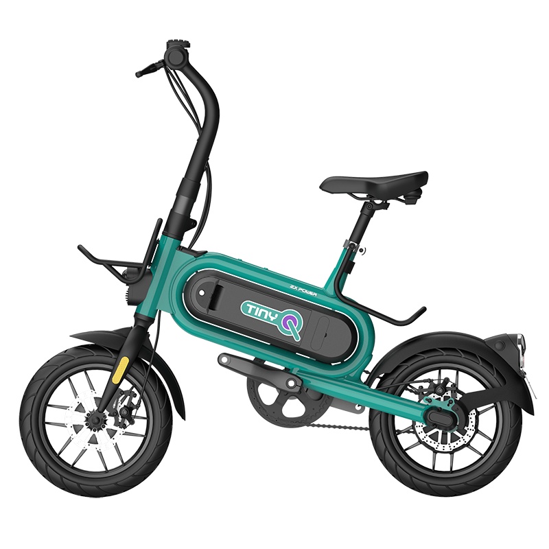 中新动力(ZX POWER)电动车小Q 锂电电动车可折叠迷你电动车14寸轻便时尚代驾电动车新国标3C电动