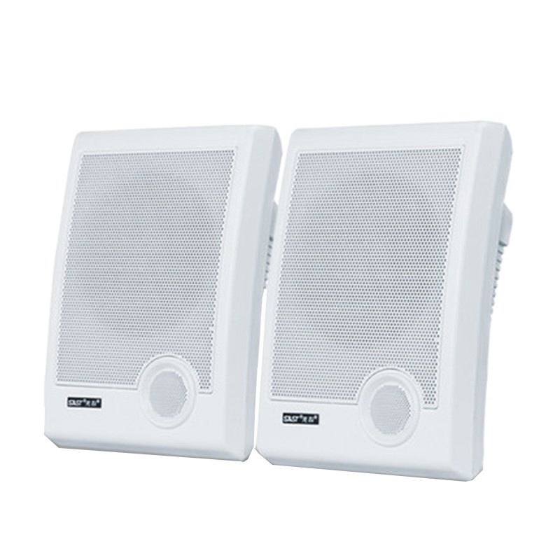 SAST/先科D45吸顶广播吊顶壁挂喇叭吊球 音响防水音柱天花音箱定压公共广播店铺背景音乐功放扬声器