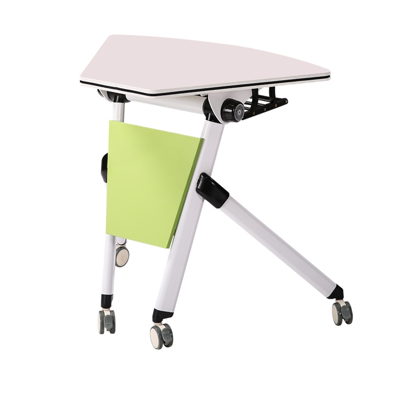 [红心家居]折叠会议桌扇型单人位可拼接桌移动会议桌组合桌