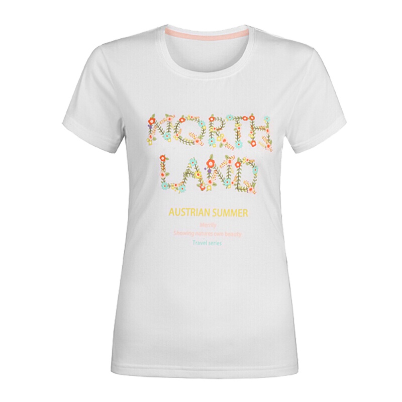 诺诗兰（NORTHLAND）运动户外女式圆领短袖T恤上衣GQ062908