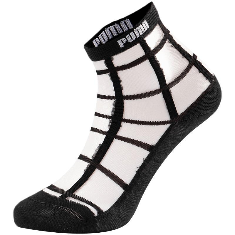 PUMA彪马女袜古力娜扎同款运动袜休闲中袜(一对装)