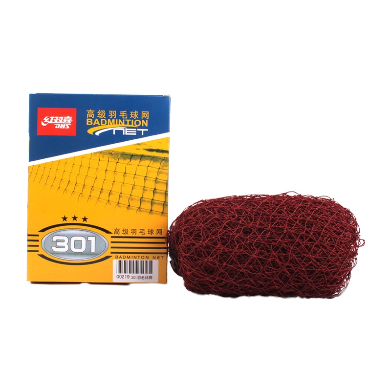 红双喜 DHQW301高档羽毛球网(七包服务)