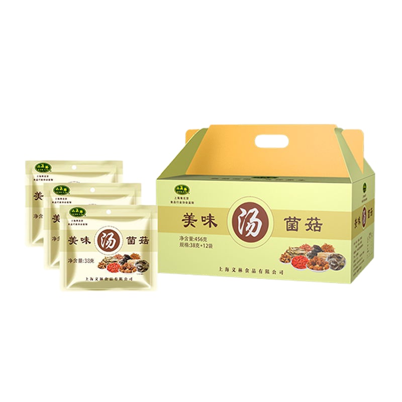 義林(YILIN) 美味菌菇汤 干货组合 38G*12包/盒