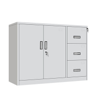 [红心家居]办公文件柜宽矮柜铁皮柜档案柜资料柜凭证柜矮柜储物柜带锁小柜子