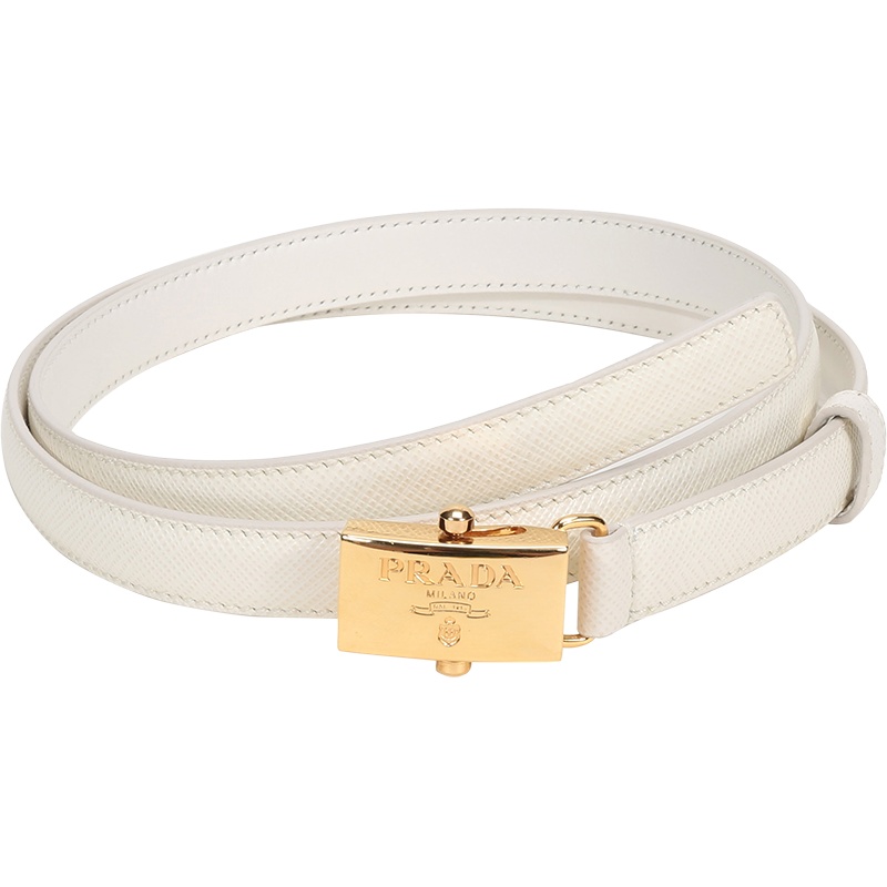PRADA 普拉达 女士牛皮带扣式皮带腰带 1CC156 053