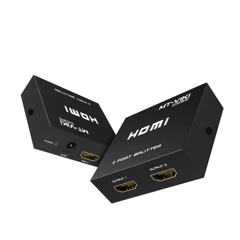 迈拓维矩MT-SP102M 高清4K hdmi分配器一分二1进2出音视频3D分支器分频器一进二出分屏器