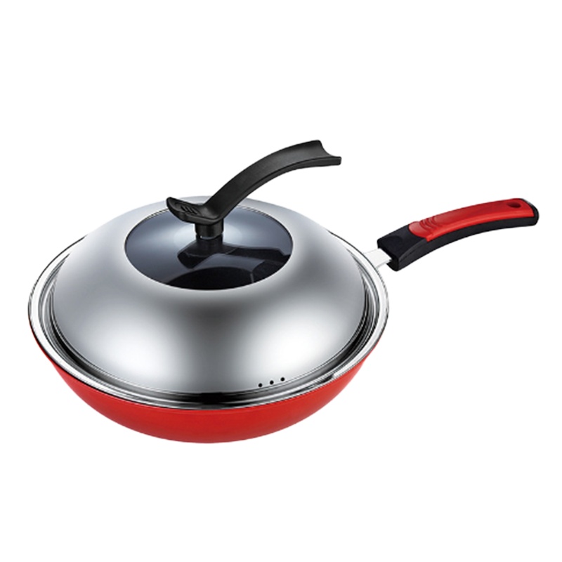 Debo德国德铂希勒铸铁32cm炒锅