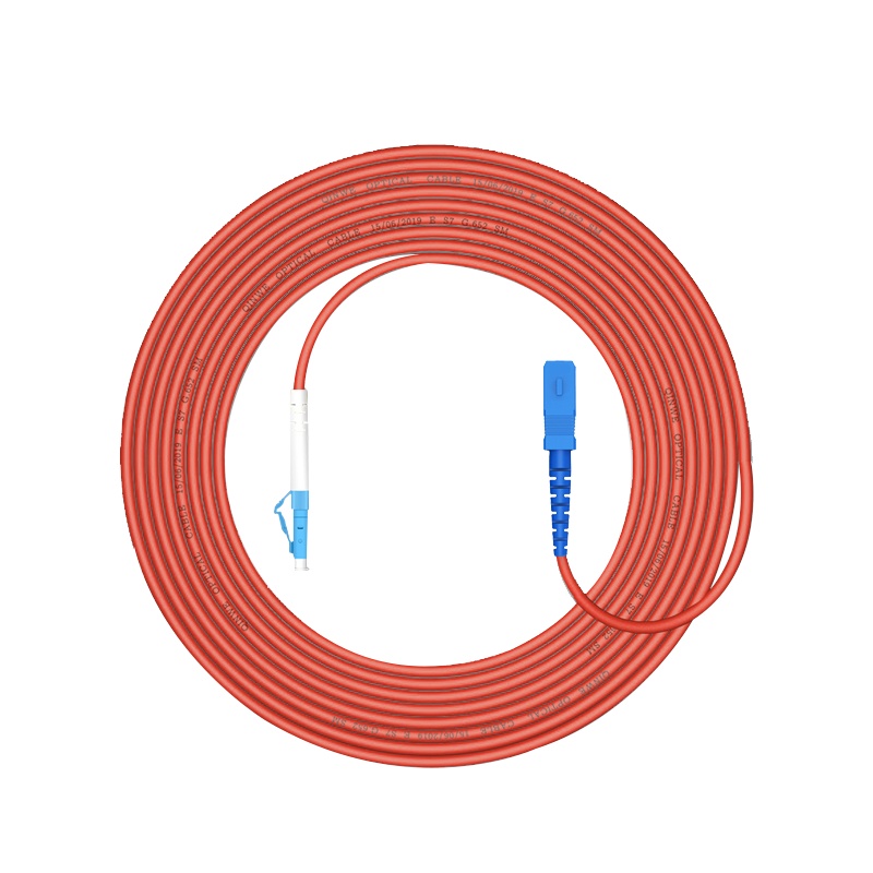 千天(QANTOP)光纤跳线 电信级光纤熔接收发器尾纤 光端机适用 LC-SC多模单芯- QT-GXTX223
