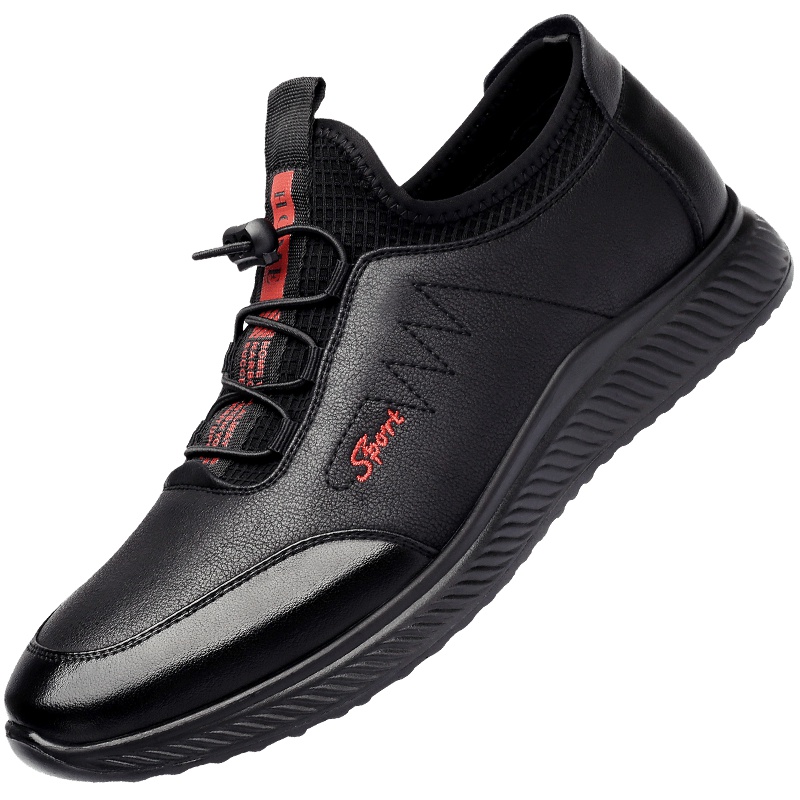 3515强人男鞋时尚皮鞋男户外轻便休闲运动跑步鞋男单鞋